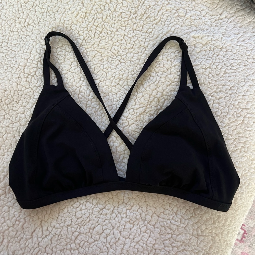 Lulu Lemon black bikini top